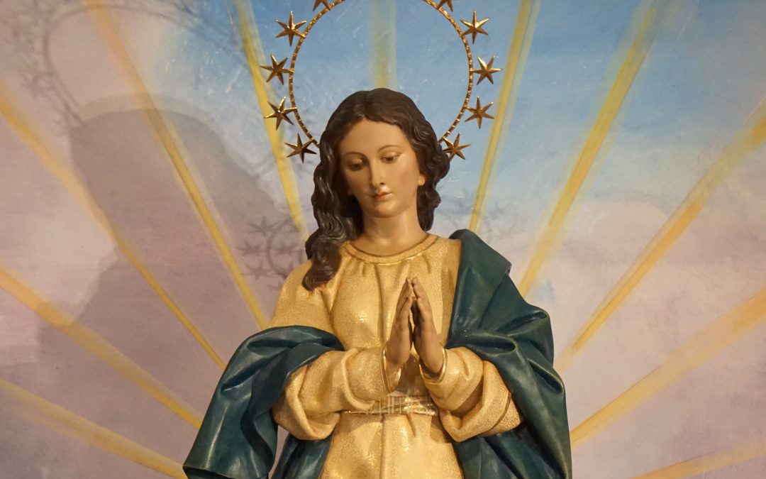 Saludo del párroco con motivo de la fiesta de la Purísima